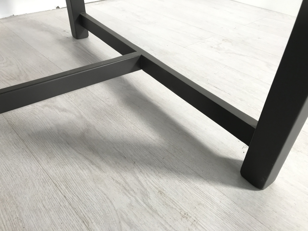 Vintage Mahogany Butler’s Tray Table with Folding Sides and Brass Hinges and Folding Sides - Image 3